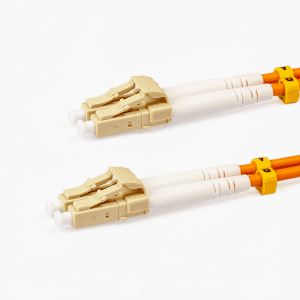 Multi Mode Duplex Fibre Patch Cable, LC-LC, Orange