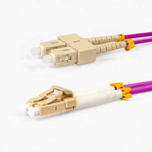 Multi Mode Duplex LSZH Fibre Cable, LC-SC