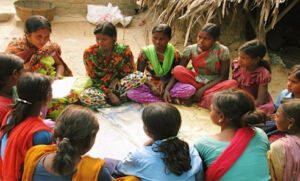 Group of women sitting in a circle - B1G1